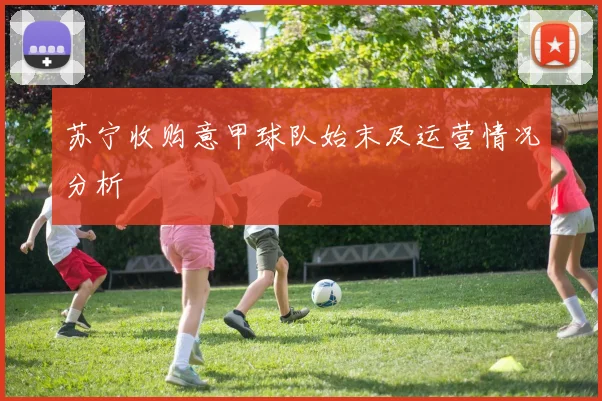 苏宁收购意甲球队始末及运营情况分析